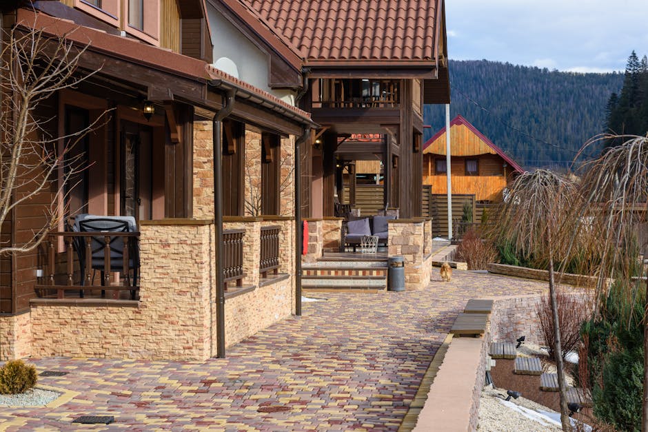 Premium villade kivisillutis mäenõlvas
